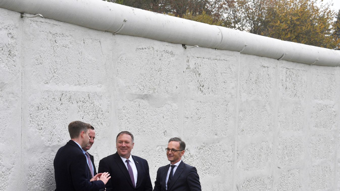 U.S. Secretary of State Mike Pompeo and his German counterpart Heiko Maas visit the village of Moedlareuth