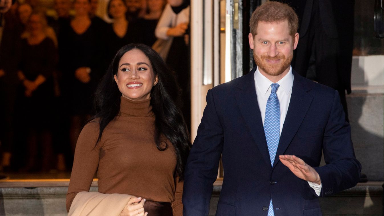 Duke and Duchess of Sussex at Canada House in London