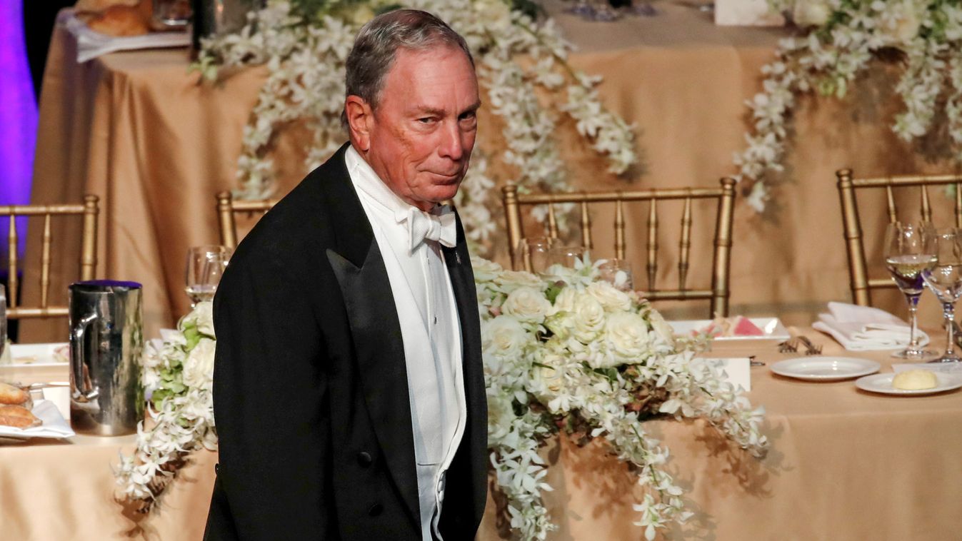 Former New York City Mayor Michael Bloomberg arrives for the 73rd Annual Alfred E. Smith Memorial Foundation Dinner in New York