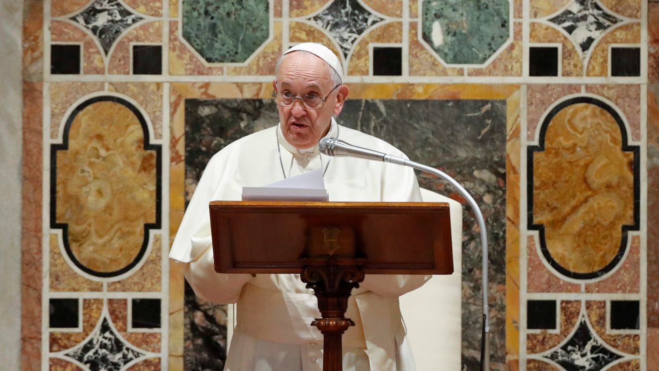 Pope Francis holds audience with members of the Diplomatic Corps accredited to the Holy See