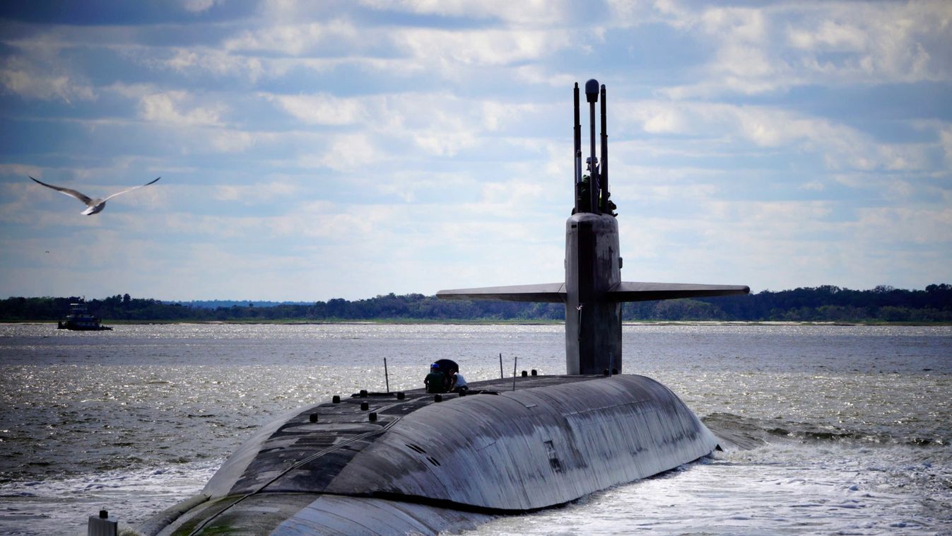 USS Alaska Returns to Naval Submarine Base Kings Bay