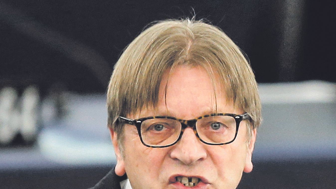 European Union's chief Brexit negotiator Verhofstadt delivers a speech during a debate on the outcome of the latest European Summit on Brexit, at the European Parliament in Strasbourg