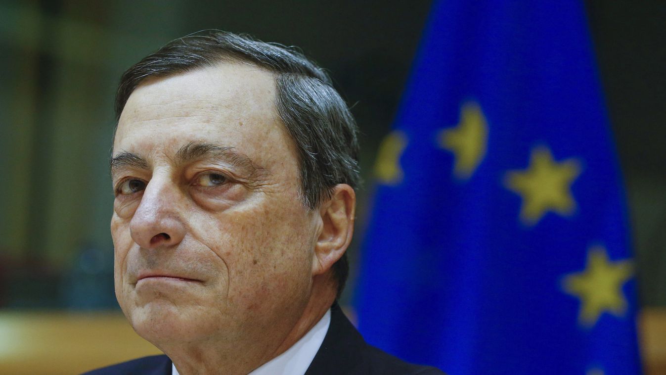 European Central Bank President Draghi testifies before the European Parliament's Economic and Monetary Affairs Committee in Brussels