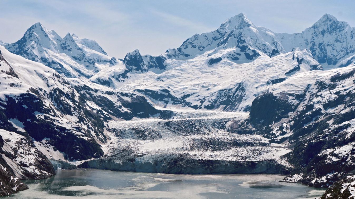 Johns Hopkins Glacier in southeast Alaska