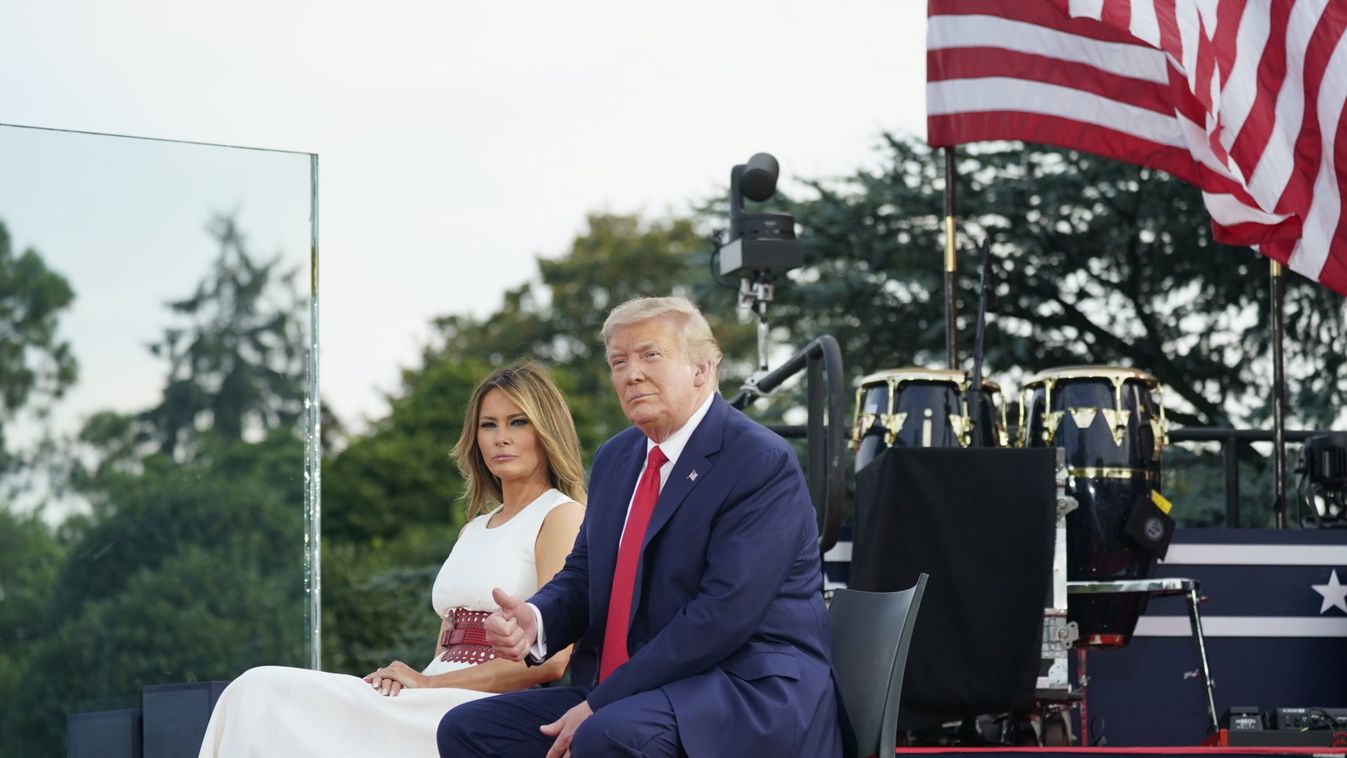 The 2020 Salute to America celebration in the White House