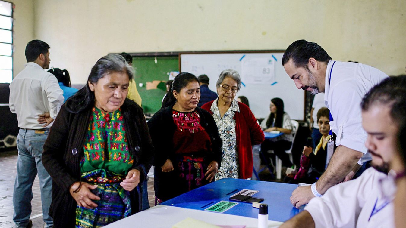 First round of presidential election in Guatemala