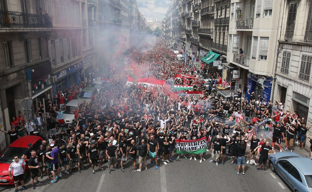 EURO-2016 – Magyar szurkolók Marseille-ben