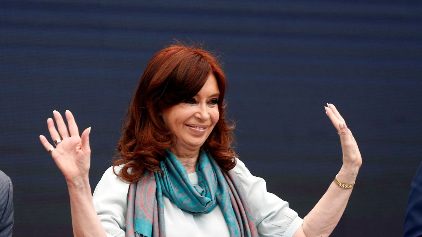 Former Argentine President Fernandez de Kirchner attends a meeting of the World Forum of Critical Thought in in Buenos Aires