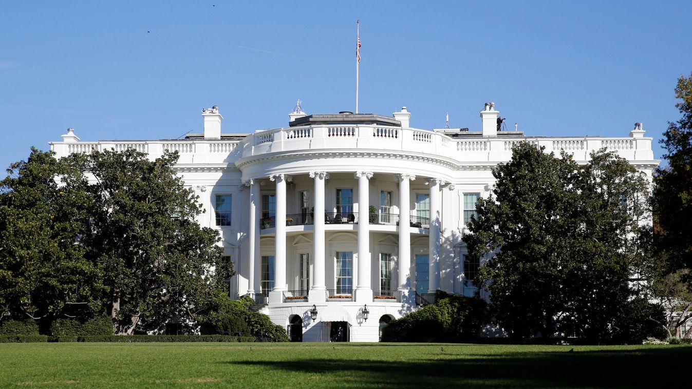 The White House is seen on  election day in Washington