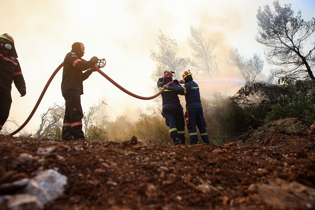 GREECE - WILDFIRE- HEATWAVE