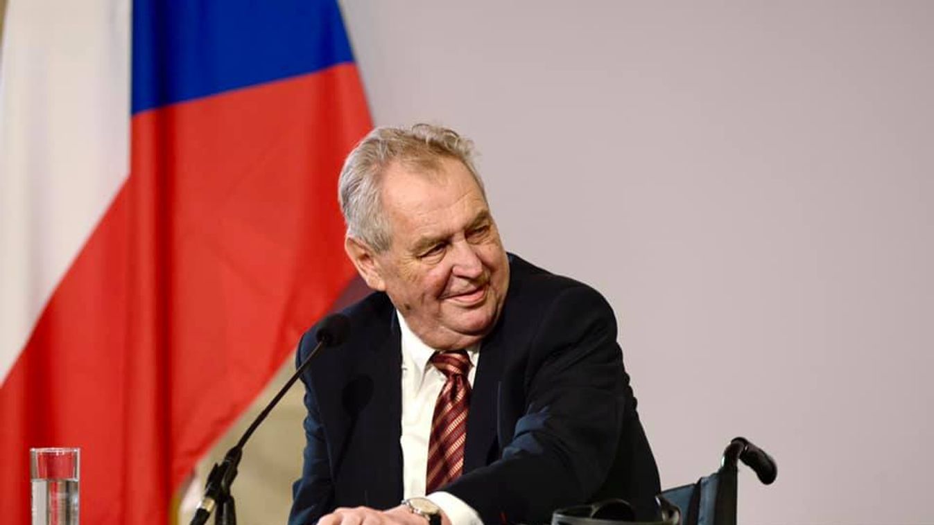 Miloš Zeman cseh államfő