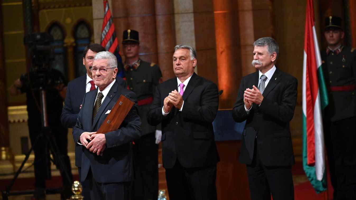 ÁDER János; KÖVÉR László; MÉCS Károly; ORBÁN Viktor