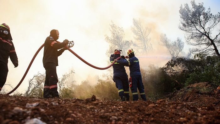 GREECE - WILDFIRE- HEATWAVE