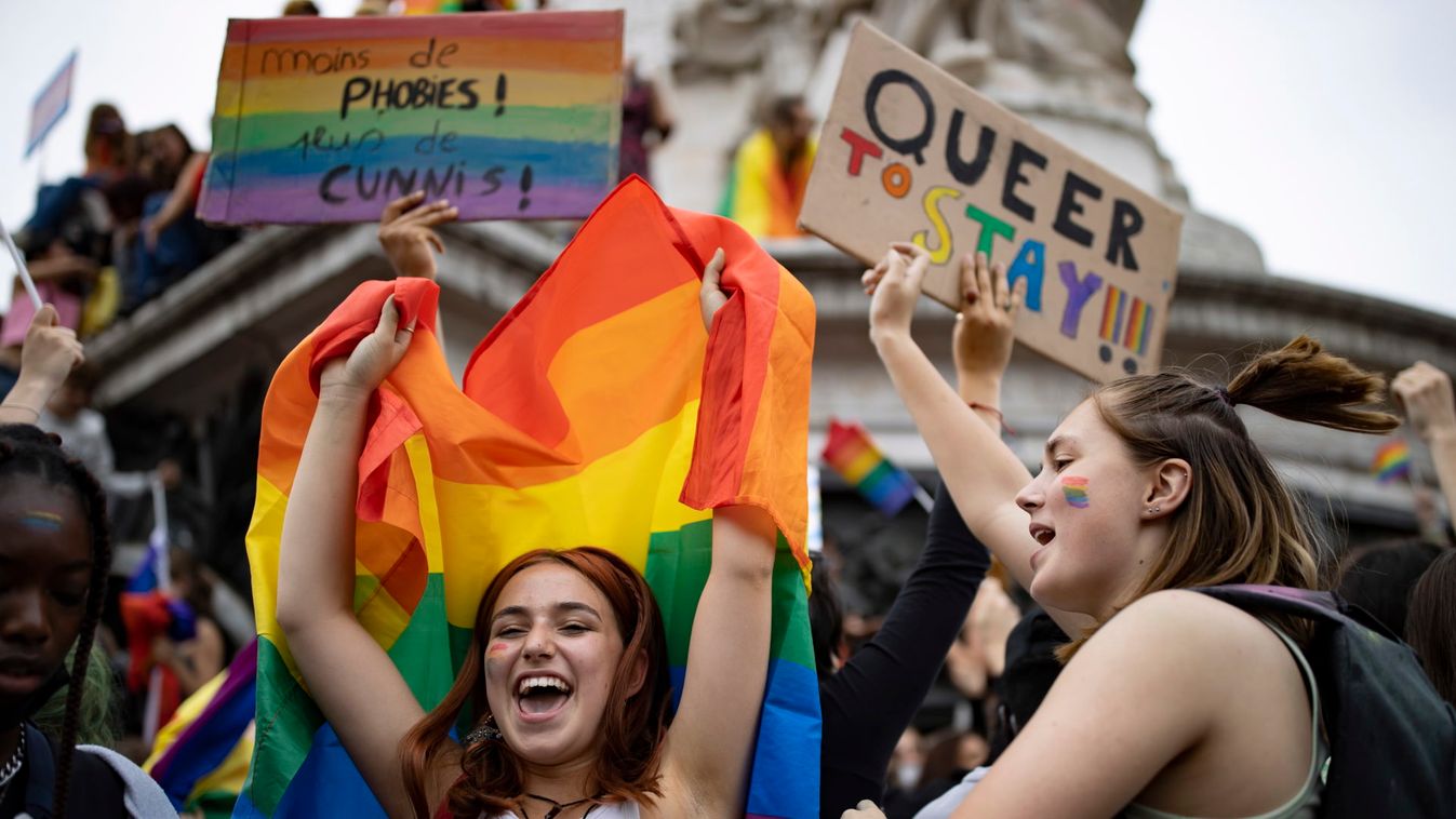 Paris annuel LGBTQ gay pride parade