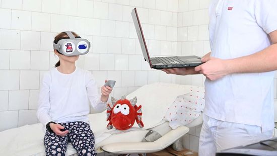 Virtuális kalandjáték a tartós kórházi ellátásra szoruló gyermekeknek