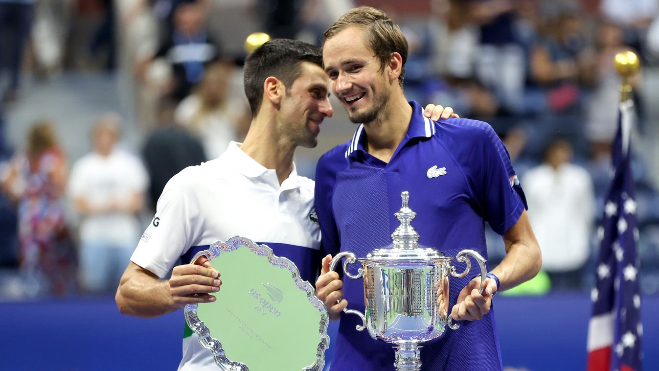 Novak Djokovics Danyiil Medvegyev tenisz US Open