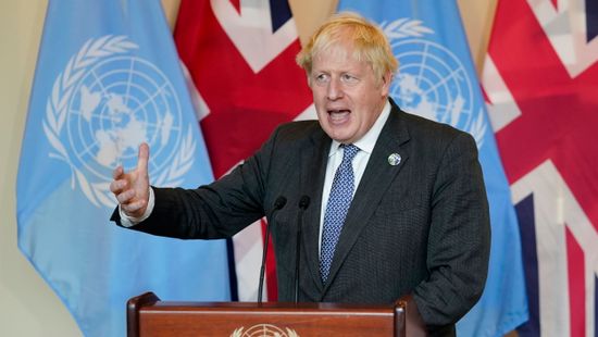 Boris Johnson kormányfő a klímaváltozás kezelését sürgette