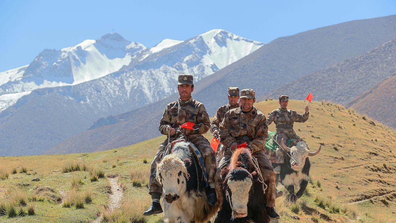 Frontier Soldiers Patrol In Kashgar