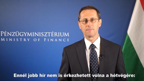 Varga Mihály: Erős és világos visszajelzés a Moody's felminősítése + videó