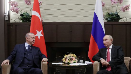 Líbia és Szíria ügye a fő téma Putyin és Erdoğan tárgyalásán
