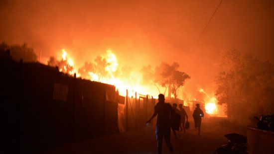 Megint leégett egy migránstábor Görögországban