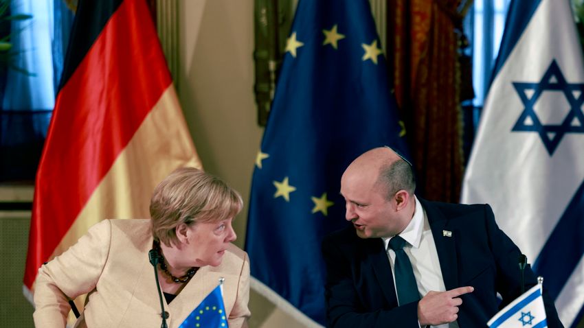 Megköszönték Merkel munkáját az izraeli vezetők