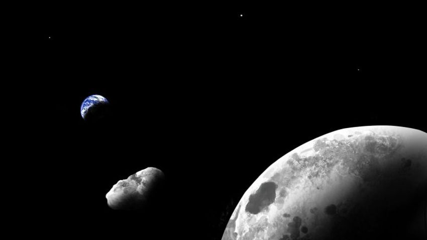 Holdi eredetű aszteroida kering a Föld körül