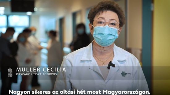 Müller Cecília: Nagyon sikeres az oltási akcióhét Magyarországon