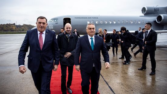 Orbán Viktor Boszniában állt ki a Balkán békéje mellett