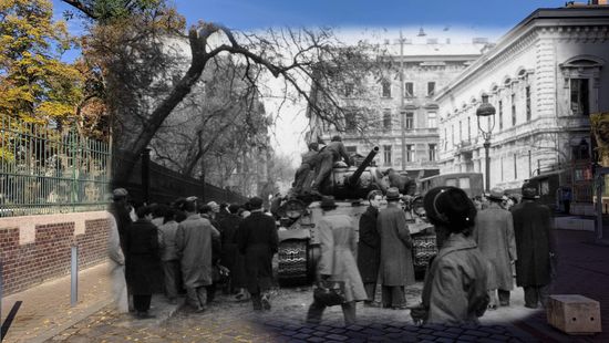 Akkor és most – képeken a szétrombolt Budapest és a 65 évvel későbbi látkép