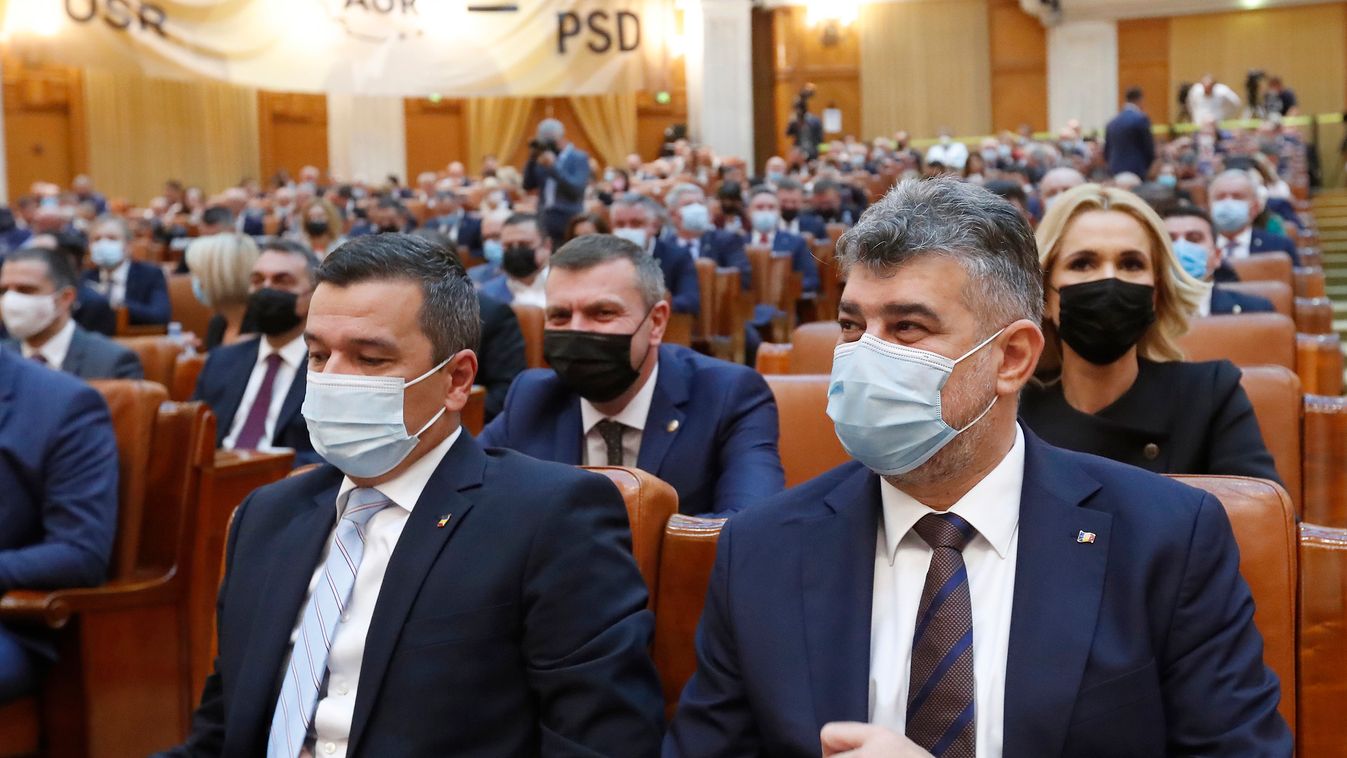 Romanian Prime Minister Citu facing a no-confidence vote in Parliament
