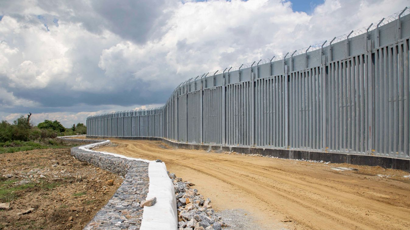 Greece Is Sealing With Concrete Filled Fence The Land Borders With Turkey