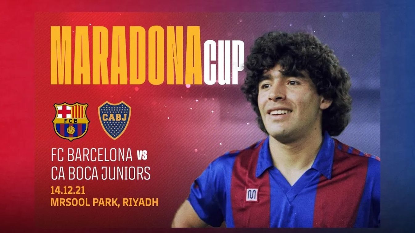 Diego Maradona
Maradona-kupa Barcelona Boca Juniors Rijád Szaúd-Arábia
