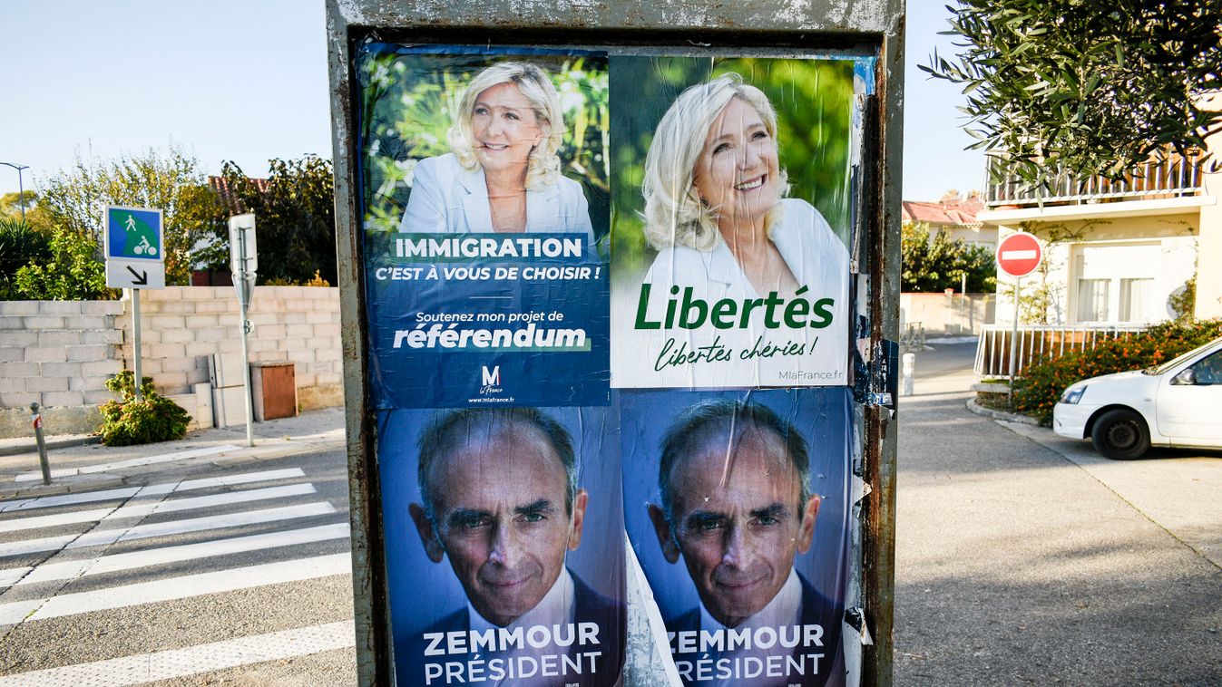 FRANCE - ZEMMOUR - LE PEN - ELECTIONS - POSTERS