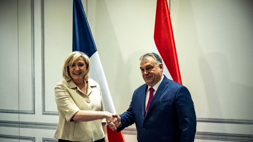 Marine Le Pennel tárgyalt Orbán Viktor
