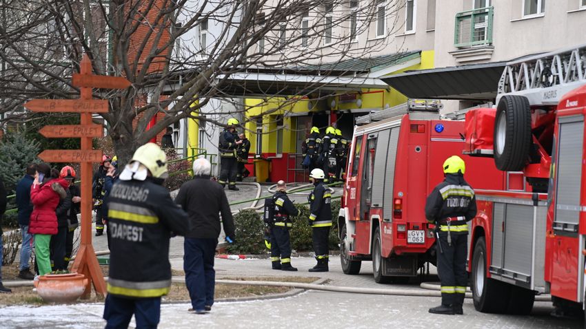 Budapesti kórháztűz: egy beteg vesztette életét a Szent Imre-kórházban