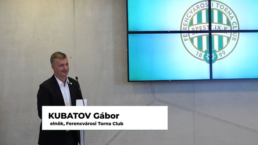 Kubatov Gábor: 2022-ben nemcsak Magyarország, hanem a Ferencváros jövőjéről is döntünk + videó