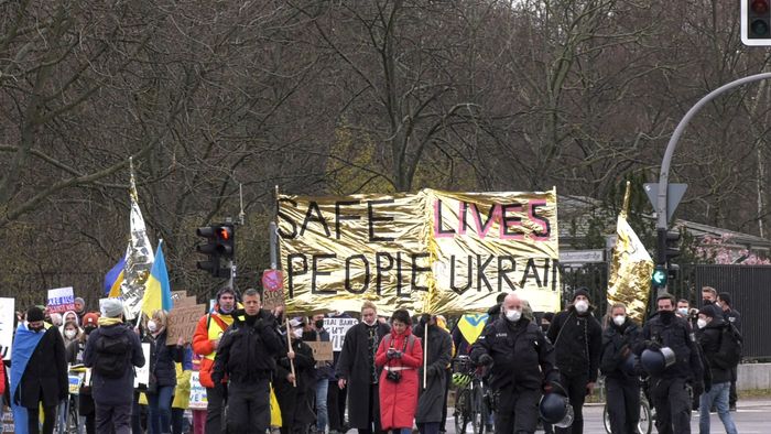 Ukraine conflict - demonstration in Berlin