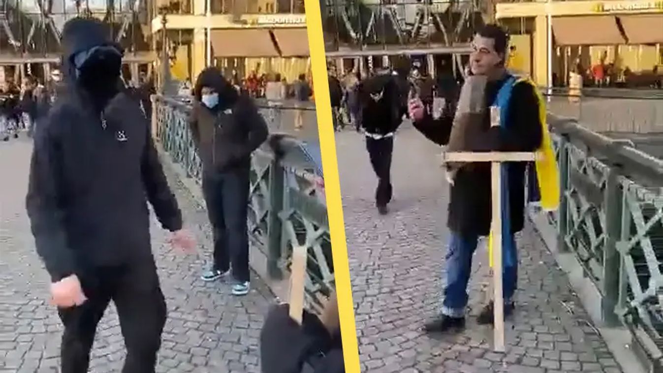 Vallása miatt támadtak meg egy férfit az utcán Svédországban + videó