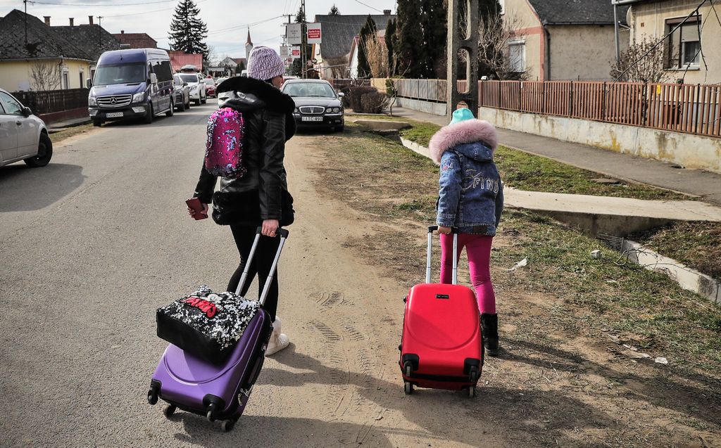 Tiszabecs Ukrán menekültek