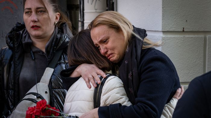 Funeral ceremony of a Ukrainian soldier in Lviv