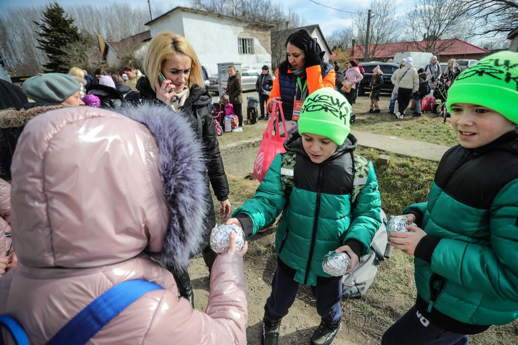 Tiszabecs Ukrán menekültek
