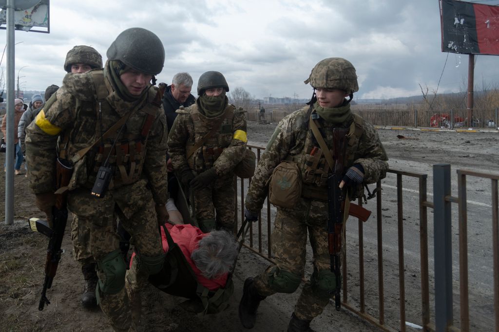 Russians Continue Assault On Outskirts Of Kyiv