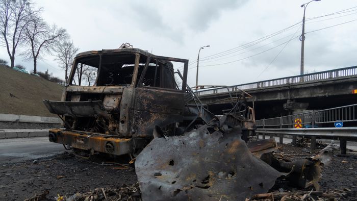 Russians Continue Assault On Outskirts Of Kyiv