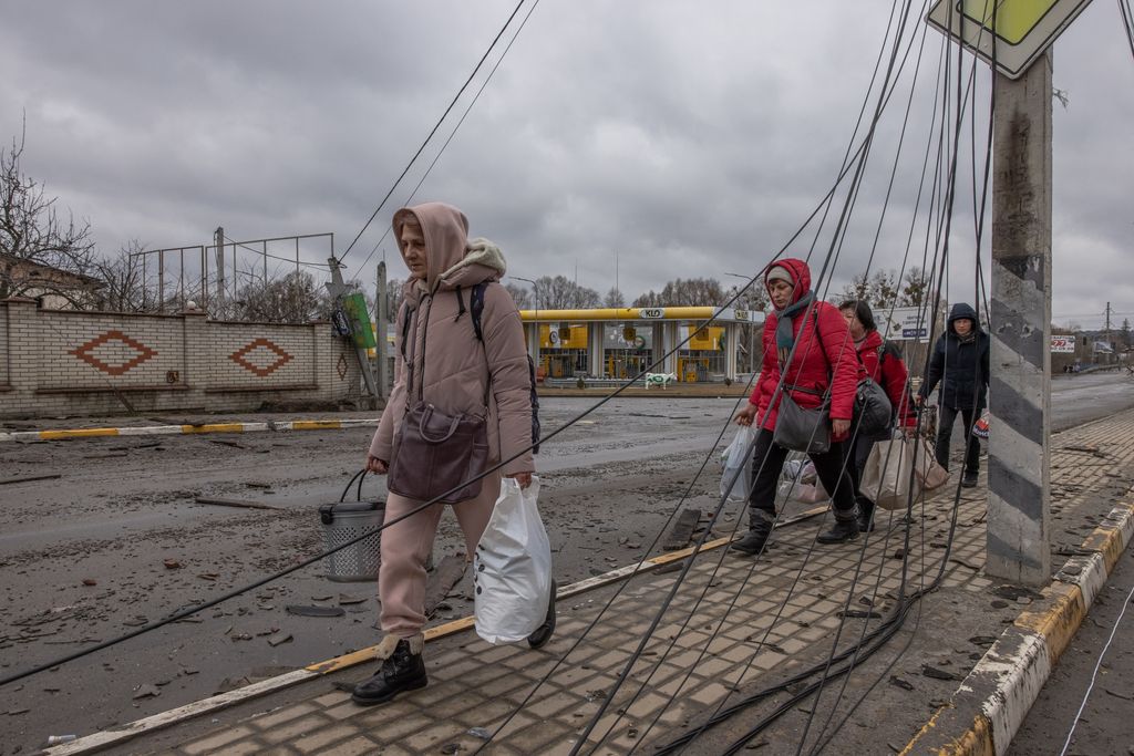 Situation in Ukraine after the beginning of the Russian attack