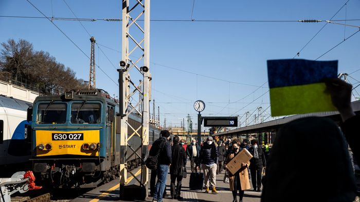 2022.03.01. Budapest

Nyugati pályaudvar, menekültek érkeznek Ukrajnából
Fotó: Kurucz Árpád