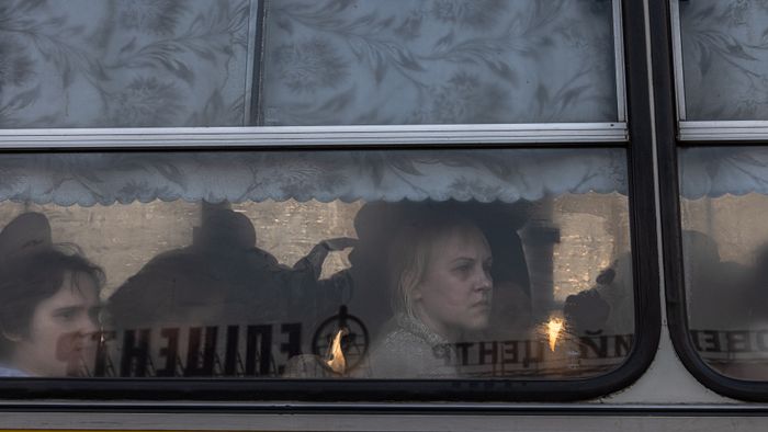 Evacuees from Mariupol and Melitopol amid Russian invasion of Ukraine