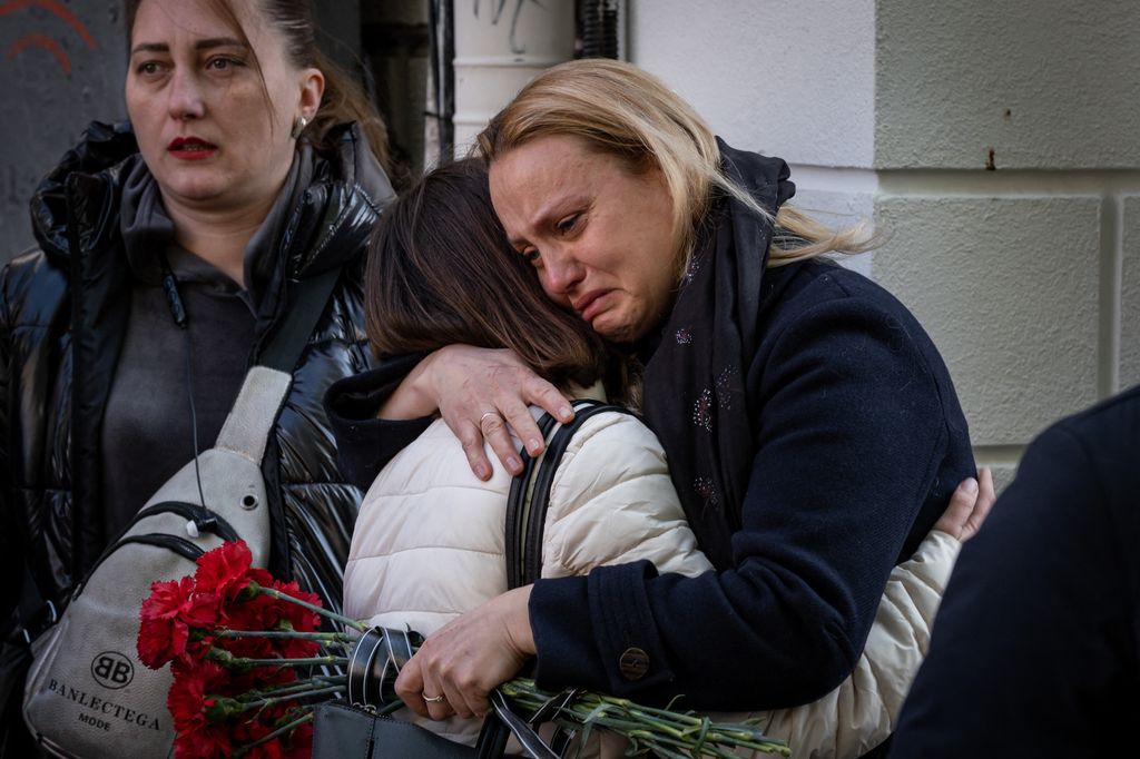 Funeral ceremony of a Ukrainian soldier in Lviv