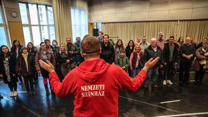 Nemzeti Színház új épületének 20. születésnapi eseménye Fotó: Teknős Miklós