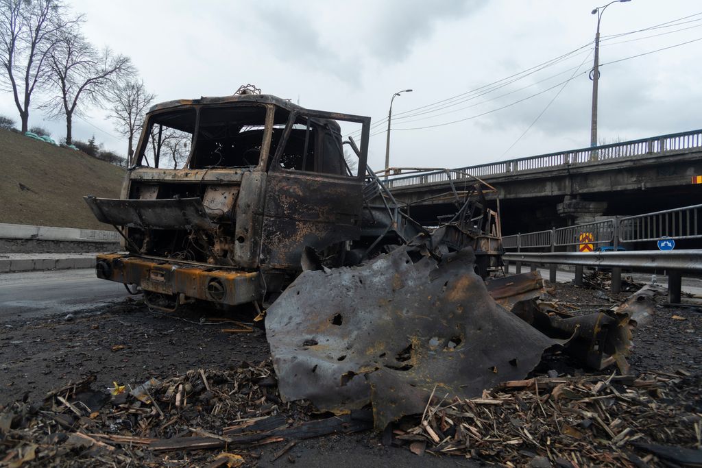 Russians Continue Assault On Outskirts Of Kyiv